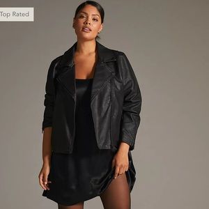 BLANKNYC faux leather moto jacket from Anthropologie